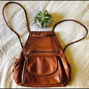 Vintage Leather Strap Bag